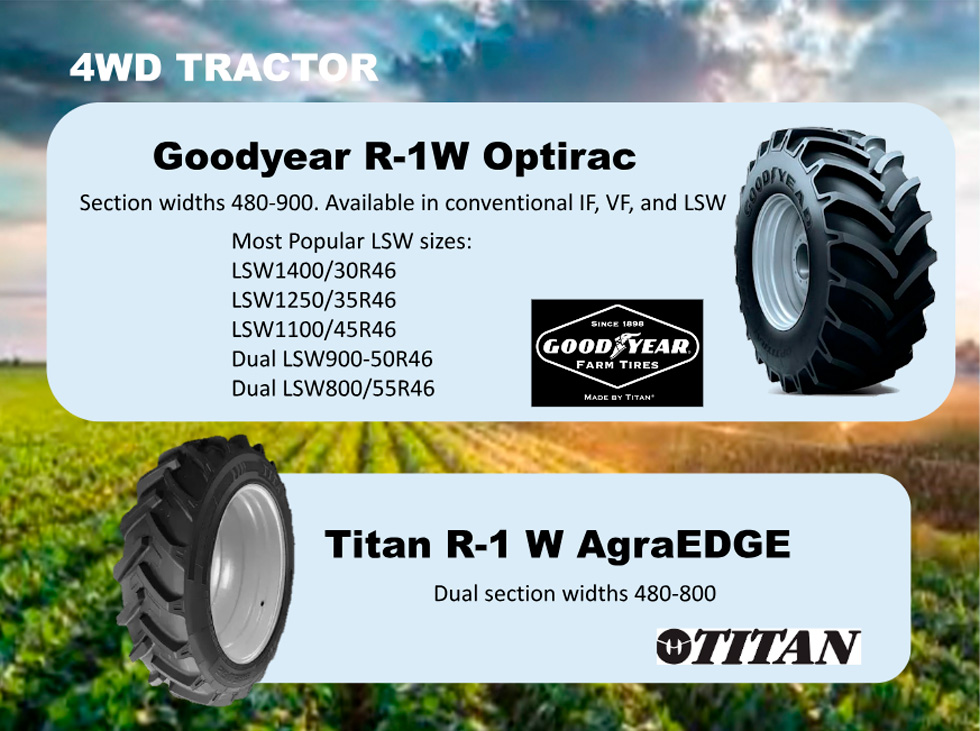 4WD Tractor Tires